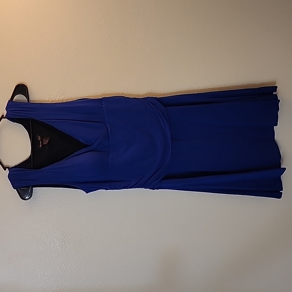 Shape FX Blue Knit Dress Sz XL
